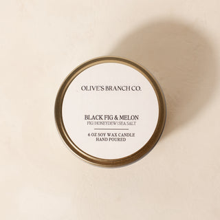 Black Fig & Melon Scented Candle